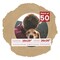 Beige Suede Mat Board for 29x29 Frames - Circle Opening for 26x26 Photos